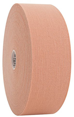 3B Scientific Ruban de kinésiologie (31m x 5cm) Ruban pour soutien pour les muscles et les articulations pour l'exercice, le sport et la récupération après une blessure - Beige