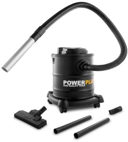 POWERPLUS POWX308 - Aspirador cenizas 20l- 1200w con ruedas y accesorios