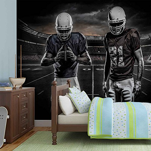 Forwall Vlies Fototapete Tapete Vliestapete Rugby Spielfeld AF1111VEXXXL (416cm x 254cm) Photo Wallpaper Mural