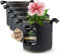 lohag® Premium Vliesstoff-Pflanzsack - 4 Liter, 5er Pack | Perfekt für Kräuter, Blumen, Gemüse & Zimmerpflanzen | Robuste, Wiederverwendbare Pflanzbeutel - Die Gesunde Alternative zum Blumentopf