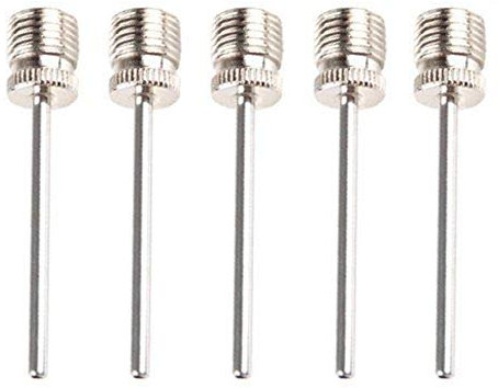 Aofocy - Aguja de Acero Inoxidable para inflar balones de fútbol, Baloncesto, balón de fútbol, 5 Unidades