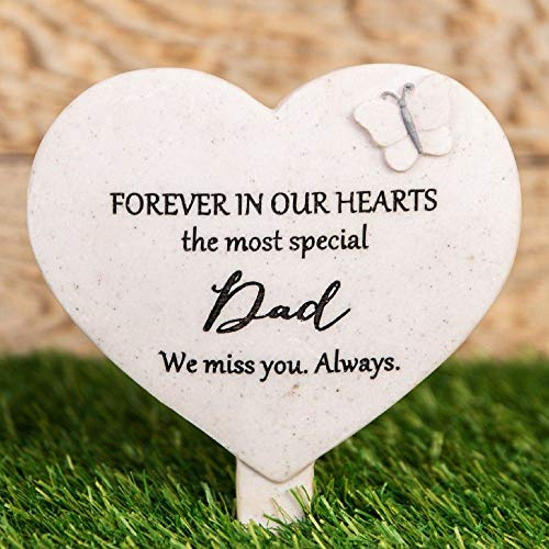 Widdop and Co Thoughts Of You Heart 'Dad' Graveside Stake