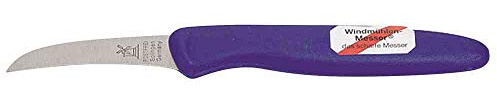 Windmühlenmesser 173-1300600002 Gemüsemesser 60mm Gebogene Klinge, lila