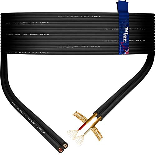 Cables de audio y vídeo (15 m, 2,7 mm × 5,4 mm), color negro