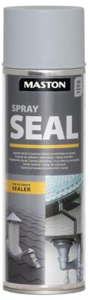 MASTON Leak Stop Spray and Seal Fix Instant Waterproof Sealant for Gutter Caravans Tents etc.500ml (Dark Grey)