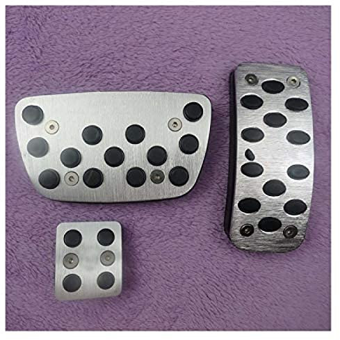 Auto-Tretauto-Mode-Dekoration Modifiziertes Zubehör, passend für ALFA Romeo Giulia Stelvio at Gaspedal-Bremsfußstützen-Pedalauflage Spezialpolster (Color : 3PCS), 3PCS