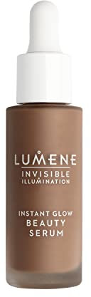 LUMENE Invisible Illumination Glow Beauty Serum Based líquida, vegana, universal profunda 30 ml