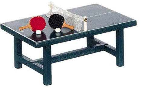 1/12 Puppenhaus Miniaturen Möbel Tischtennis Tischtennisschläger u0026 Bälle Set Robust und kostengünstigNützlich und praktisch