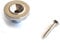 Guitar Anatomy Jazz Precision Bass String Tree Retainer – Round Slotted – Chrome