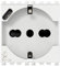 VIMAR 19210.USB.B Arké Prise 2 modules SICURY 2P+T 16A 250V Universelle Standard Italien P40 Sortie USB Type C 5V et 3A pour la Charge Rapide, Blanc
