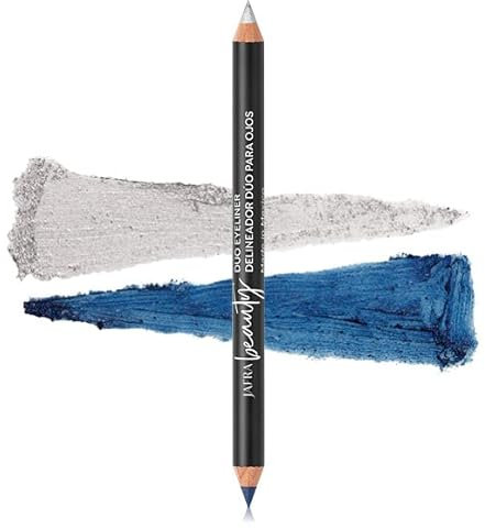 Jafra Metallic Jeans/Silver Duo Eyeliner - Augenkonturenstift, 1g