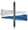 Jafra Metallic Jeans/Silver Duo Eyeliner - Augenkonturenstift, 1g
