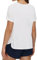 THE GYM PEOPLE Damen Kurzärmeliges Shirts mit Rundhalsausschnitt Atmungsaktiv Yoga T-Shirts mit Seitenschlitzen White XXL