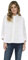ONLY Chemise Femme col boutonné Coupe Droite Poignets boutonnés boutonnière Confortable élégant, Couleurs:Blanc-3, Taille:S
