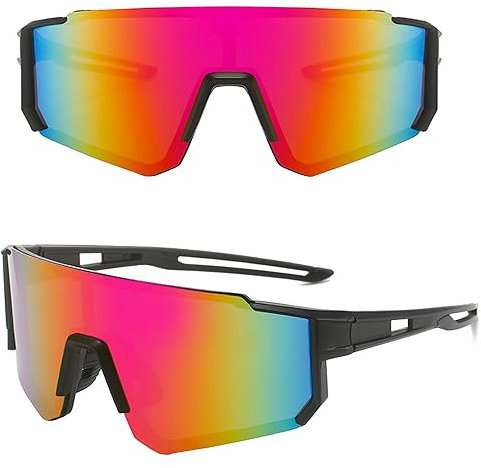 MUSELK Sport Sonnenbrille Herren Damen Fahrradbrille Sunglasses Polarisierte Sonnenbrille für Outdooraktivitäten MTB Rennrad Radfahren Biking Ski Sonnenbrille mit UV400