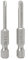 LUOFANG 2 Stück 50 mm magnetischer Sechskantschaft Tri Wing Y Spitze Kopf Schraubendreher Bit Set Silber