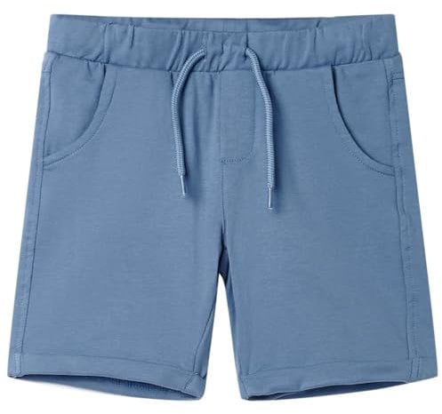 vidaXL Short pour Enfants avec Cordon de Serrage Vêtement Tout-Petits Bleu Foncé 104