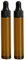 CMJ™ 2 x 10ml Thin Amber Brown Pipette Empty Glass Dropper Bottles Aromatherapy