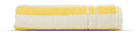 WEBEREI PAHL Duschtuch - Flauschiges Frottiergewebe - 100% Baumwolle, Oeko-TEX Zertifiziert - saugstark - waschbar bis 95°C - 70x140 cm (Gelb)