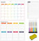 Aipeeo Stundenplan Abwischbar,A3 Monatsplaner Magnetisch,Wochenplaner Magnetisch,Stundenplan Abwischbar Magnetisch,Memo Checklist Boards,Geeignet für Familienplanung,Studienplanung,Terminplanung