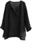 Men's Linen Shirts UK - Men's Grandad Shirt Casual Long Sleeve Shirt Summer Hippie Shirts Loose Fit Wedding Tops for Men Grandad Collar Lightweight Vacation T Shirts Black