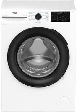 Beko BM3WFU410411B Lave‑linge Frontal 10 kg, 15 programmes, 1400 trs/min, Classe A, SteamTherapy, IronFast, Blanc