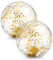 Thinp Lot de 2 boules d'eau gonflables à paillettes, transparentes, pour piscine, fête, activités d'été, jeux d'eau, fête sur la plage