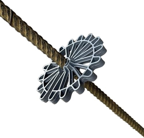 HAROMAC dinki® Ringabstandshalter 35mm x 200 Stück | Abstandshalter für Beton & Bewehrung | Kunststoff Ringförmig für Armierungen, Wände & Fundamente | Profiqualität (dinki® 35mm/200 Stk)