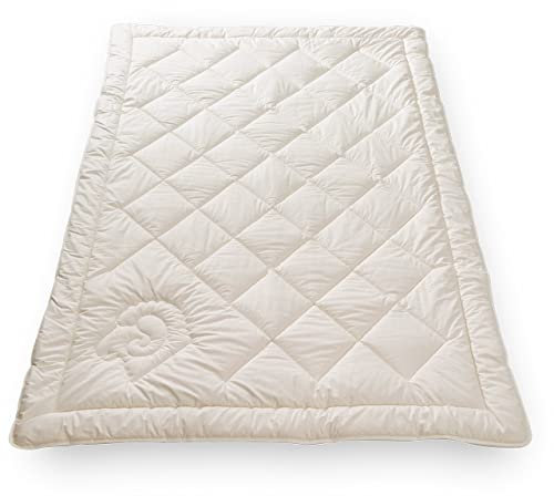 Öko Planet Duo Winterbettdecke mit Schafwoll-Füllung 200x200 cm, extra warme Bettdecke mit Bio Baumwollbezug, Verschiedene Größen