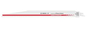 Bosch Professional Lame de scie sabre S 1256 XHM Progressor for Wood and Metal (pour le bois et le métal, 300 x 25 x 1,25 mm, Accessoires scie alternative)