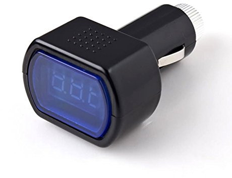 1x Medidor Digital para Comprobar Voltaje de Batería de Automóvil Voltimetro 4049_1
