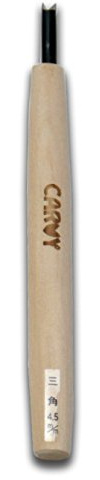 Gubia a Forma V, Buril 4,5 mm Carvy - Michihamono Made in Japan