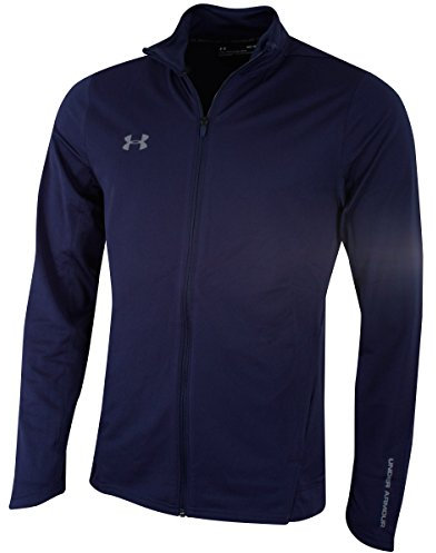 Under Armour Challenger II Knit Warm-Up, Tracksuit with Jacket and Joggers, Complete Sportswear Set Men, NavyBlue (Midnight Navy/Graphite (410)), S