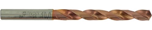 Timoly 11454141000 HSS Premium Furius mit Gewehr, geschliffen, zylindrisch, kurz, Kreuzspitze, Ø 10 mm Koffer