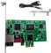 Asterisk Card TE110PE E1 Karte mit Low-Profile, PCI Express (PCIe) unterstützt Asterisk, FreePBX, Issabel, AsteriskNow, Dahdi, ISDN PRI Card SS7 VoIP PBX SIP Telefon PABX System