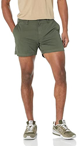 Goodthreads Men's GT191330FL18 Shorts, Green (Deep Depth/Olive), W42 (Manufacturer Size:31)
