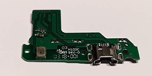 Compatible Pour HUAWEI Y6 2018 atu-l21 L11 ; Honor 7A ; Flex Flat Dock Micro USB rechange remplacement circuit module connecteur pour Jack USB de charge dock chargeur + microphone