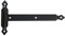 Ladenband Torband T-Scharniere T-Bänder 400 mm Platte 230 mm Schwere Schwarz