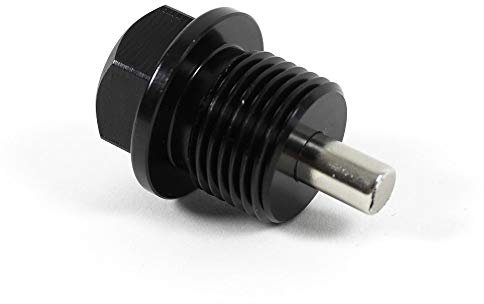 Magnetische Ölablaßschraube M12 M14 M18 x 1,5/1,25 Länge: ca. 32mm, Schlüsselweite: 14mm Neodym-Magnet Black Edition Ölwanne (M18 x 1,5)