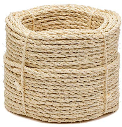 La cordeline 385-50 Cuerda sisal Ø 6 mm, Natural, 50 m