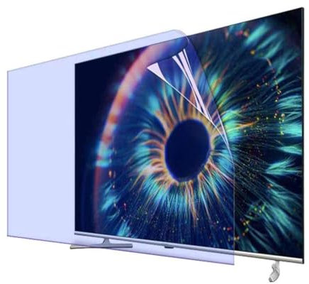 AOHMG Protecteur d'écran TV 65 inch, Anti-Bleu Anti Anti Glare Screen Scratch Protector, réduire la Fatigue des Yeux pour Les écrans LCD, LED, OLED et 4K QLED HDTV,A