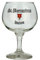 San Bernardo - Bicchiere da birra originale belga nucleato, 33 cl