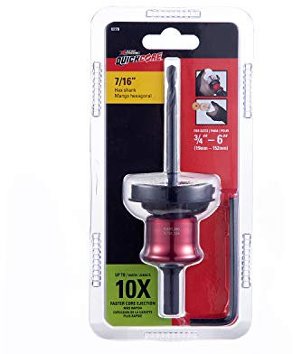 QuickCore Schnellwechsel-Dorn mit Zentrierbohrer und Sechskantschlüssel, 1,1 cm (7/16 Zoll)