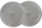 Universal Stöpsel, 2 Stück, in Grau, Ø 15 cm Stopfen, Silikon Waschbeckenstöpsel mit Griff, Badewannenstöpsel für bis Ø 120 mm Abflüsse, Abflussstopper für Badewanne, Dusche, Waschbecken, Spüle