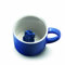 DONKEY MANEKI NEKO Lucky Mug | Bleu foncé avec chat d'angle Lucky Cat Tasse à café chanceux en bleu foncé