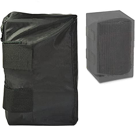 COOSOO Waterproof UV Protection Speaker Covers for Indoor Outdoor Wall Mountable Speakers Heavy Duty Oxford Dustproof Speakers Protection (One Cover)