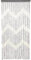 Bamboo Wooden Beaded Door Curtain, Arrow Design, Summer Blind Fly Curtain Screen, Room Divider Beads, Home Decorations, Hook 180 x 90cm