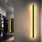 HMAKGG LED Lange Wandleuchte Innen Schwarz, Wandlampe Treppenhaus Moderne 3 Farbtemperatur Flur Beleuchtung, Lampe Wand Up Down Wandbeleuchtung 26W Metall Flurlampe, für Wohnzimmer Schlafzimmer, 100cm