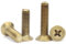 Kupferschraube Kupfer-Kreuz-Senkkopfschraube, Senkkopf-Maschinenschraube, Flachkopf-Kreuzkupferschraube, M2, 100 Stück,M2 * 12 * 100 Stück