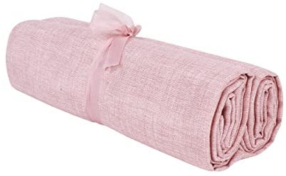 SaRani Telo Arredo Copritutto Gran Foulard Tinta Unita Rosa Copriletto Copridivano